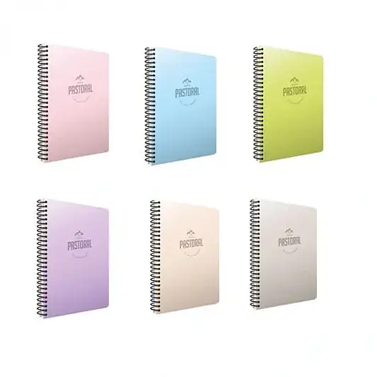 Gıpta Pastoral Çizgili Defter 72 Yp A4 Pastoral Kapak Spiralli - 2