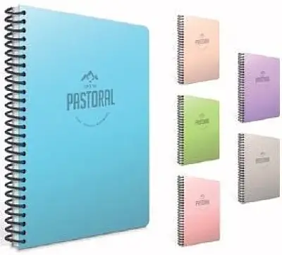 Gıpta Pastoral Defter Çizgili 96 Yp A4 Plastik Kapak Spiralli - Gıpta (1)