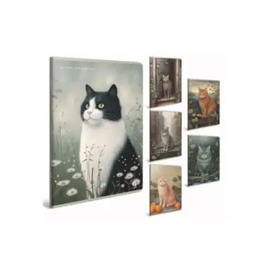 Gıpta Pastoral Kareli Defter 120 Yp A4 Plastik Kapak Spiralli - 2
