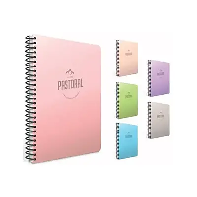 Gıpta Pastoral Kareli Defter 60 Yp 17x24 Plastik Kapak Spiralli - Gıpta (1)