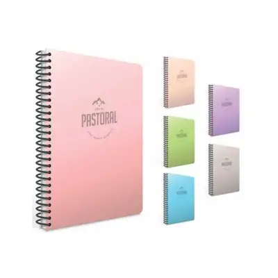 Gıpta Pastoral Kareli Defter 72 Yp 17x24 Plastik Kapak Spiralli - 1