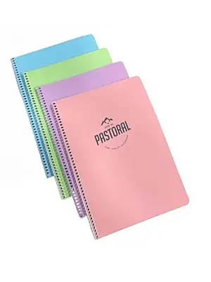 Gıpta Pastoral Kareli Defter 72 Yp A4 Plastik Kapak Spiralli - 1