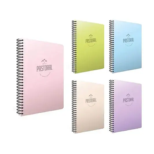 Gıpta Pastoral Kareli Defter 96 Yp A4 Plastik Kapak Spiralli - 2