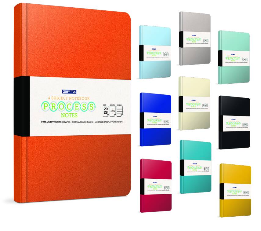 Gıpta Process Çizgili Defter 120 Yp 20x28 Sert Kapak - 3