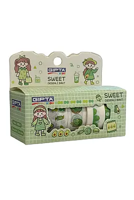 Gıpta Sweet Desenli Bant 5 Li Set - Gıpta (1)