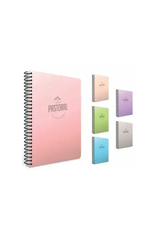 Gıpta Thebook Spirals Çizgili Defter 140 Yp A4 Sert Kapak Spiralli - 1