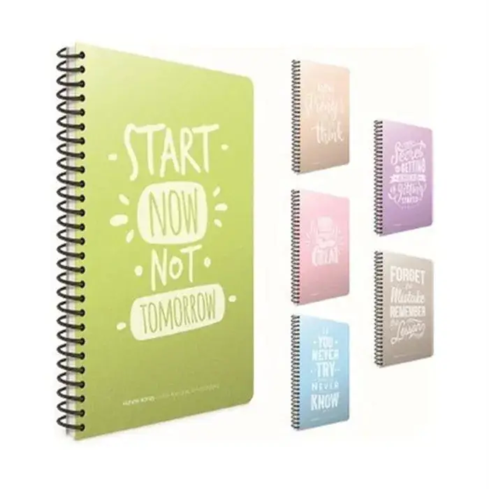 Gıpta Thebook Spirals Çizgili Defter 140 Yp A4 Sert Kapak Spiralli - 1