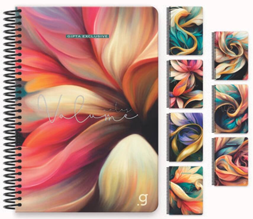 Gıpta Volume Kareli Defter 100 Yp 17X24 Sert Kapak Spiralli - 3