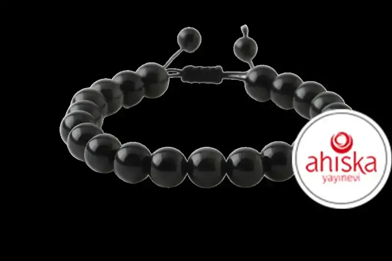 Golden Obsidyen 8mm Merdiven Kapama Doğal Taş Bileklik - 1