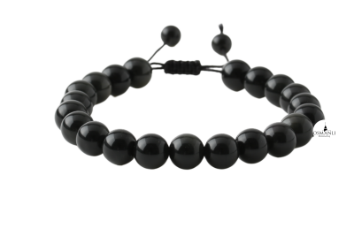 Golden Obsidyen 8mm Merdiven Kapama Doğal Taş Bileklik - Osmanlı Doğaltaş