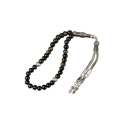 Golden Obsidyen Doğal Taş Tesbih 33lük - 6mm - 4