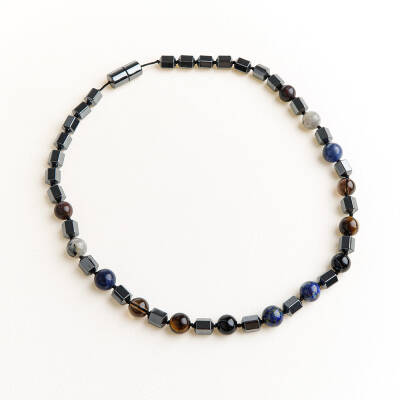 Güçlü İrade Doğal Taş Erkek Kolye - 4