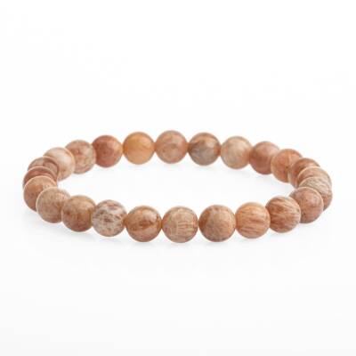 Güneş Taşı 8mm Doğal Taş Bileklik - Osmanlı Doğaltaş