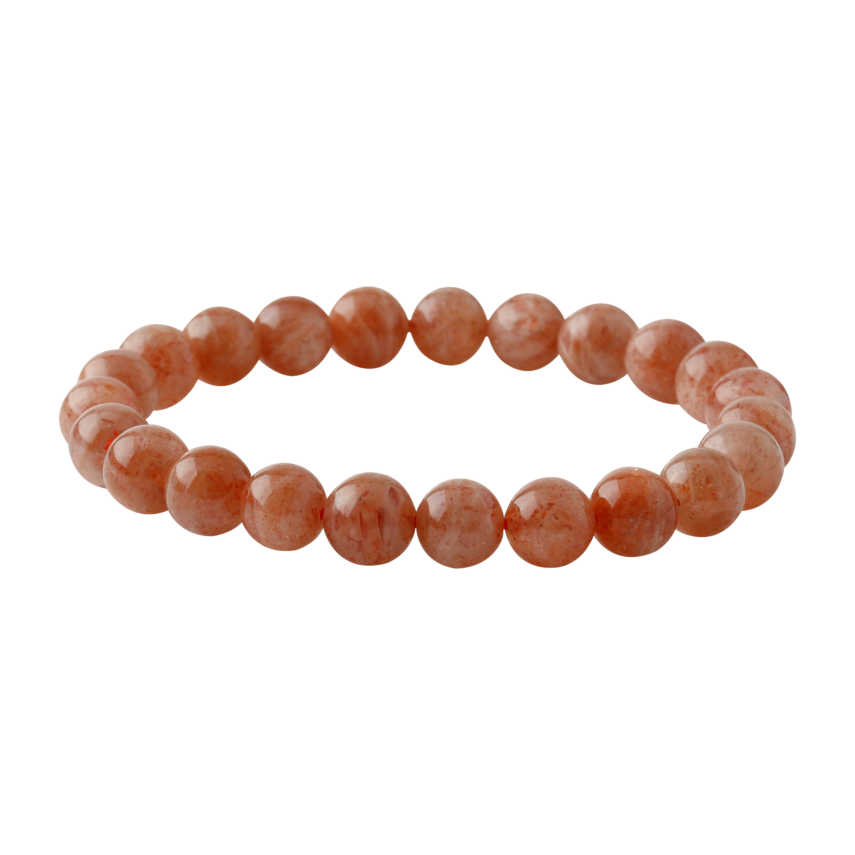 Güneş Taşı 8mm Doğal Taş Bileklik - 3