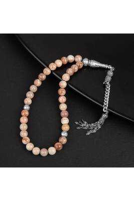 Güneş Taşı Doğal Taş Tesbih 33lük - 8mm - 3