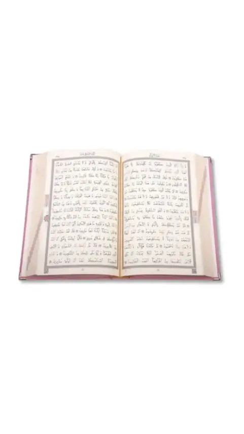 Hafız Boy Kadife Kuranı Kerim Pembe - 2