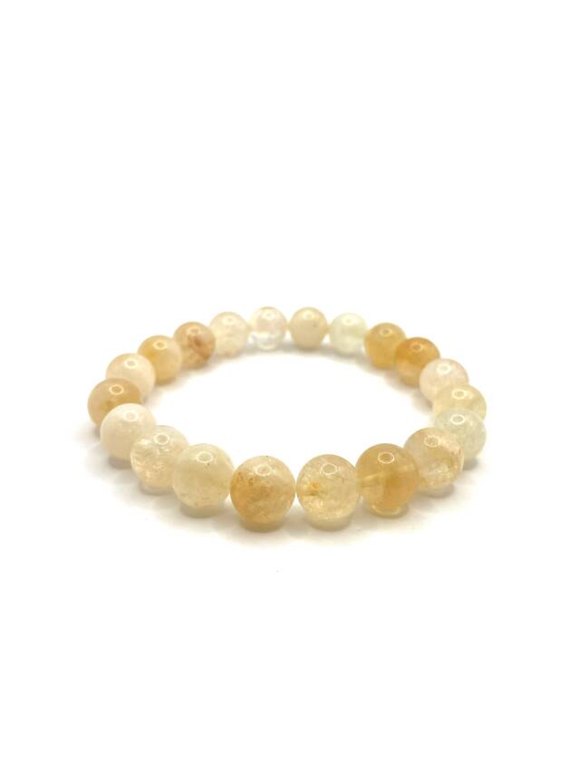 Hakiki Doğal Sertifikalı Kaplan Gözü - Sitrin - Hematit 10mm Doğal Taş Bileklik - 2