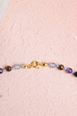 Hakiki Doğal Sertifikalı Özel Kesim Kırmızı Kaplan Gözü - Hematit Doğal Taş İpli bileklik - 2