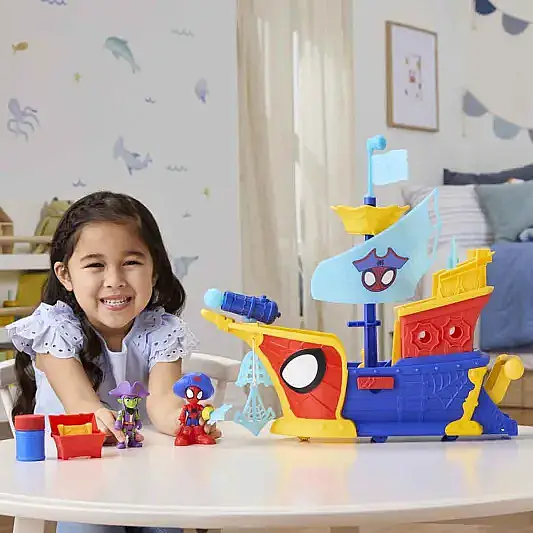 Hasbro Marvel Spidey Ve Arkadaşlarının Korsan Gemisi Oyun Seti - 5