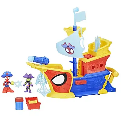 Hasbro Marvel Spidey Ve Arkadaşlarının Korsan Gemisi Oyun Seti - 16