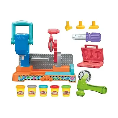 Hasbro Play-Doh Damga + Testere Aleti Tezgahı - 3