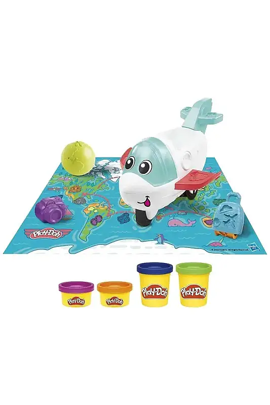 Hasbro Play-Doh Eğlenceli Uçak Başlangıç Seti - 1