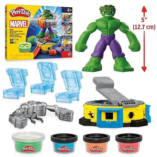 Hasbro Play-Doh Hulk Smash And Squish Oyun Seti - 1