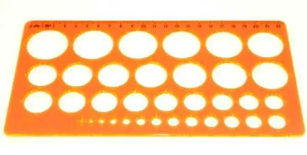 Hatas Daire Şablonu 1-36 mm - 2