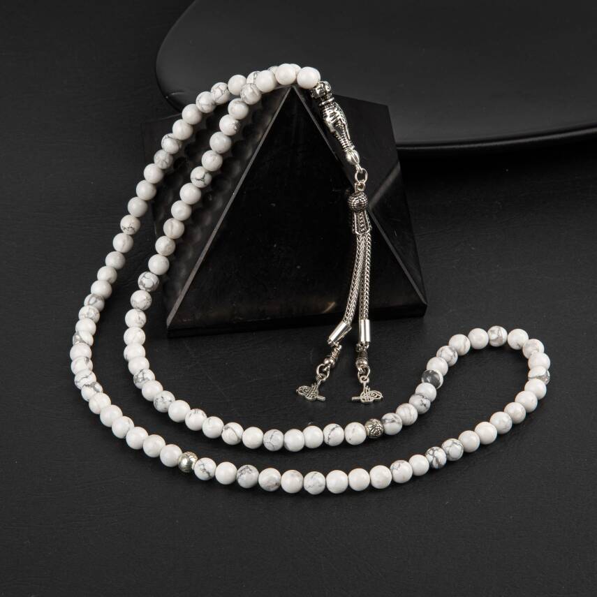 Havlit Doğal Taş Tesbih 99luk - 6mm - 1