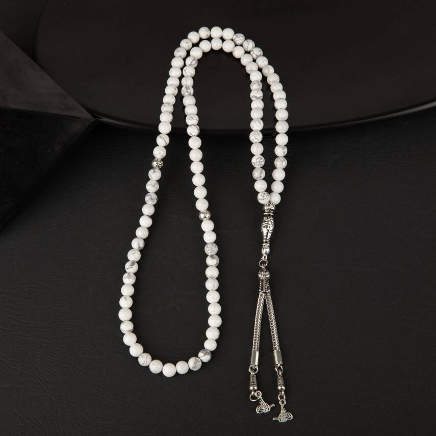 Havlit Doğal Taş Tesbih 99luk - 6mm - 3