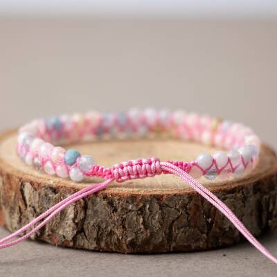 Helidor 3-4mm Çift Sıra Doğal Taş Bileklik - 2