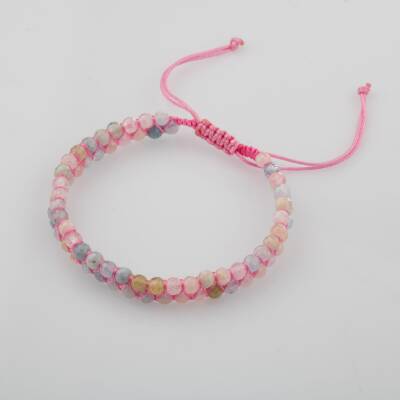 Helidor 3-4mm Çift Sıra Doğal Taş Bileklik - 4