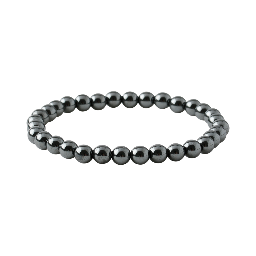 Hematit 6mm Doğal Taş Bileklik - 2