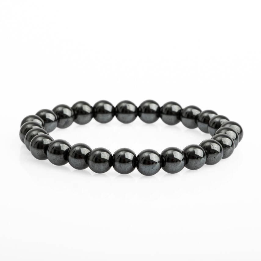 Hematit 8mm Doğal Taş Bileklik - 1