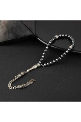 Hematit Doğal Taş Tesbih 33lük - 6mm - 3