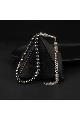 Hematit Doğal Taş Tesbih 33lük - 6mm - 4