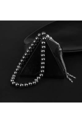 Hematit Doğal Taş Tesbih 33lük - 8mm - 3