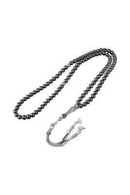 Hematit Doğal Taş Tesbih 99luk - 6mm - 2