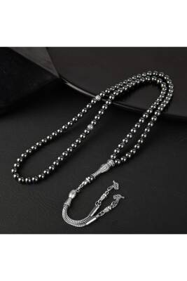 Hematit Doğal Taş Tesbih 99luk - 6mm - 3