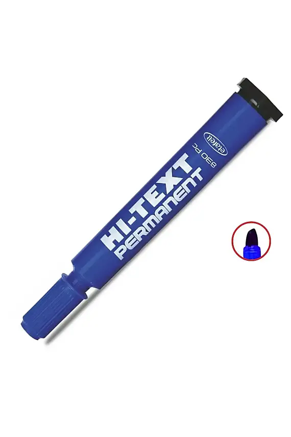 Hi-Text Marker Kesik Uç Mavi - 1