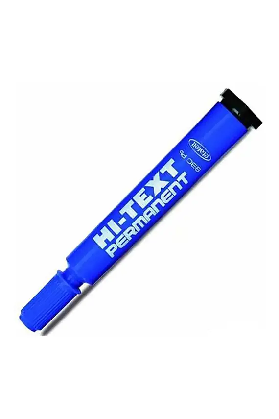 Hi-Text Marker Yuvarlak Uç Mavi - 1