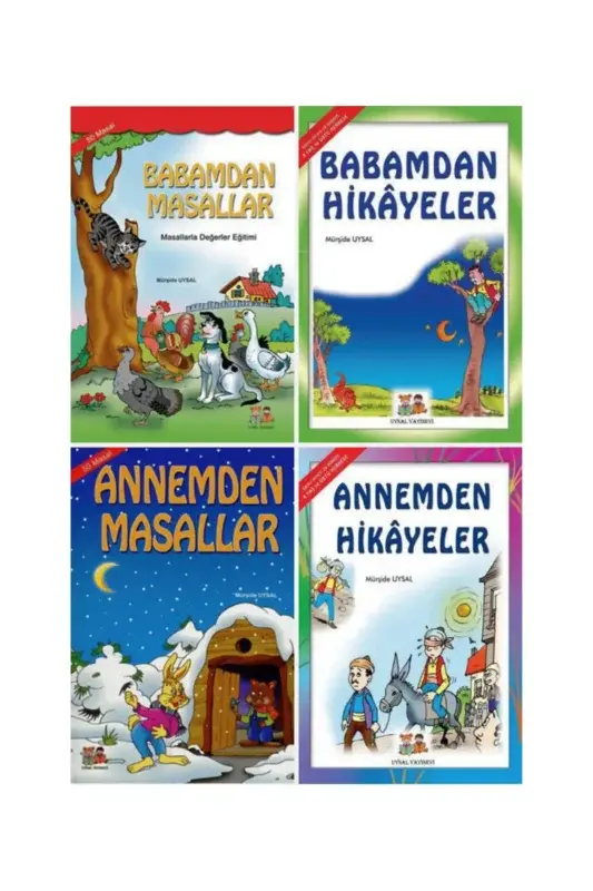 Hikayeler ve Masallarla Değerler Eğitimi 4 Kitap Set - 2