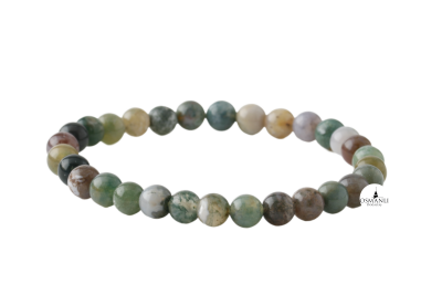 Hint Akiği 6mm Doğal Taş Bileklik - Osmanlı Doğaltaş