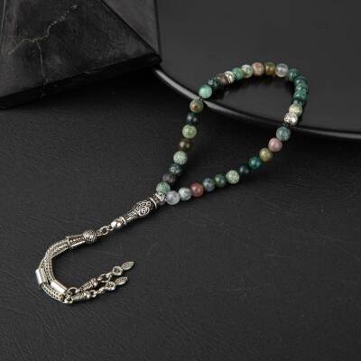 Hint Akiği Doğal Taş Tesbih 33lük - 6mm - Osmanlı Doğaltaş