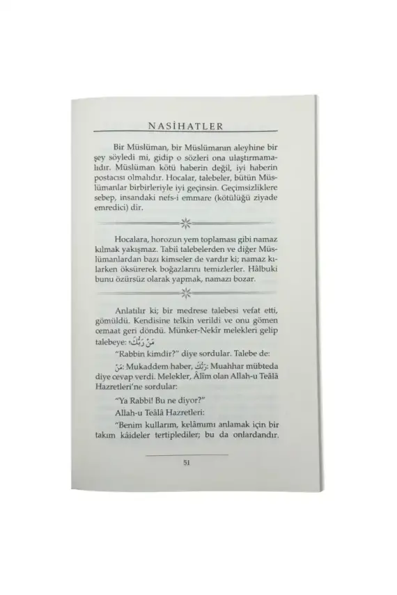 Hocalara Ve Talebelere Nasihatler - 3