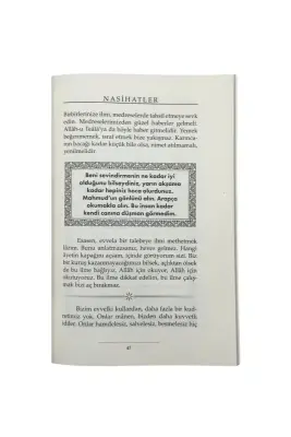 Hocalara Ve Talebelere Nasihatler - 4