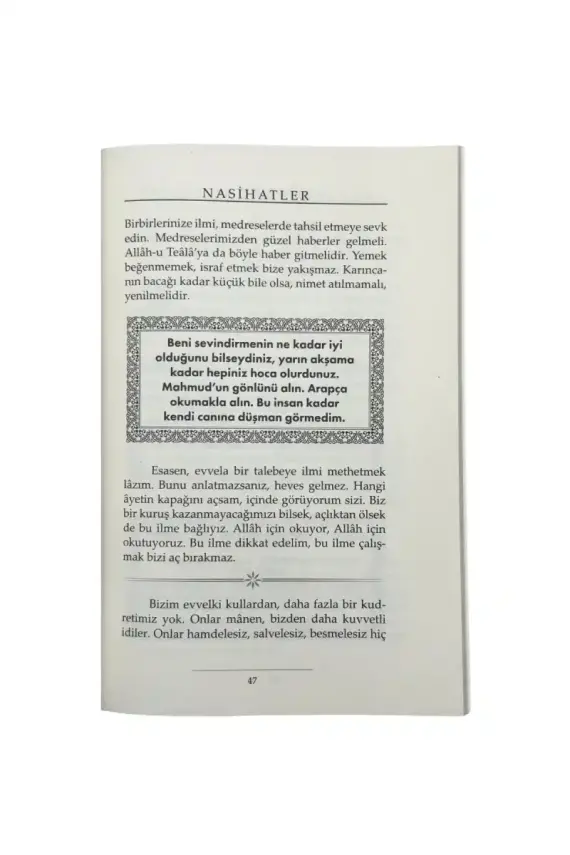Hocalara Ve Talebelere Nasihatler - 4
