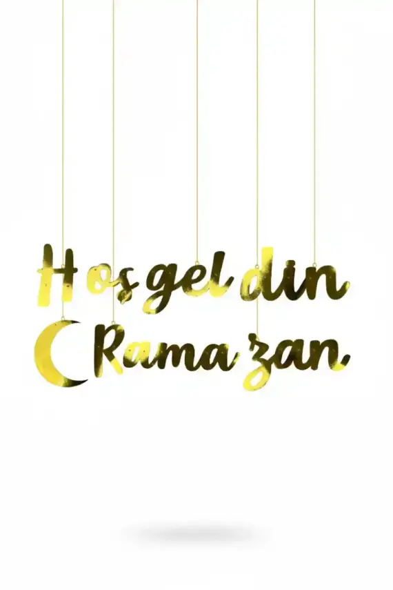 Hoş geldin Ramazan Kaligrafi Yazı - 1
