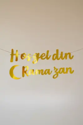 Hoş geldin Ramazan Kaligrafi Yazı - Bemenda Çarşı (1)