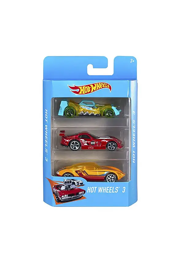 Hot Wheels 3 Li Araba Seti - 1